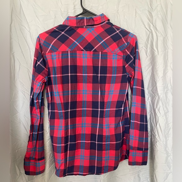 J.Crew perfect fit button down flannel XS - Picture 6 of 6